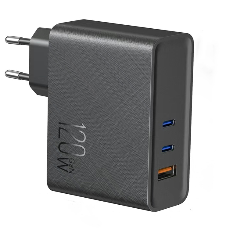 120W GaN Charger 2PD+AC USB  Charger USB-C Type-C Fast Charging Mobile Charger USA UK EU India